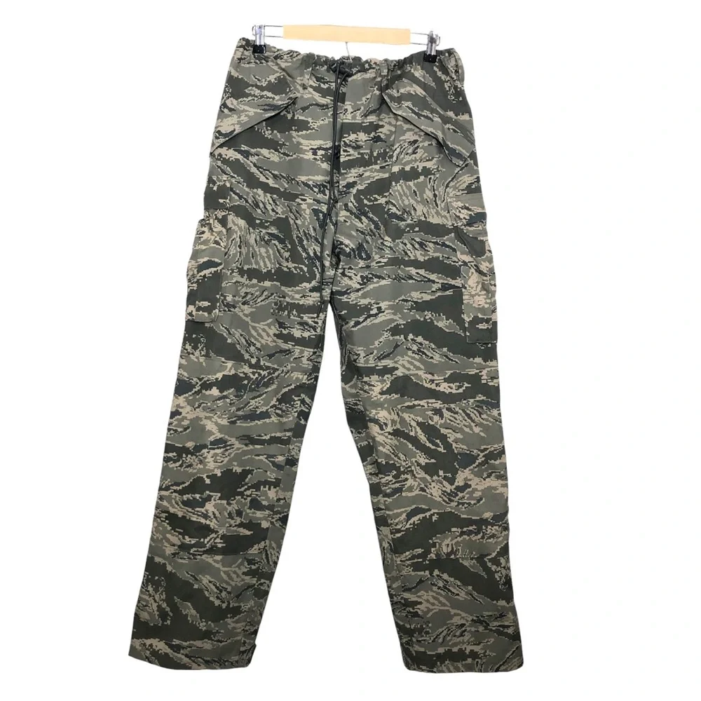 US Air Force Goretex Water Wind Proof Digital Tiger Stripe Camouflage Trousers L